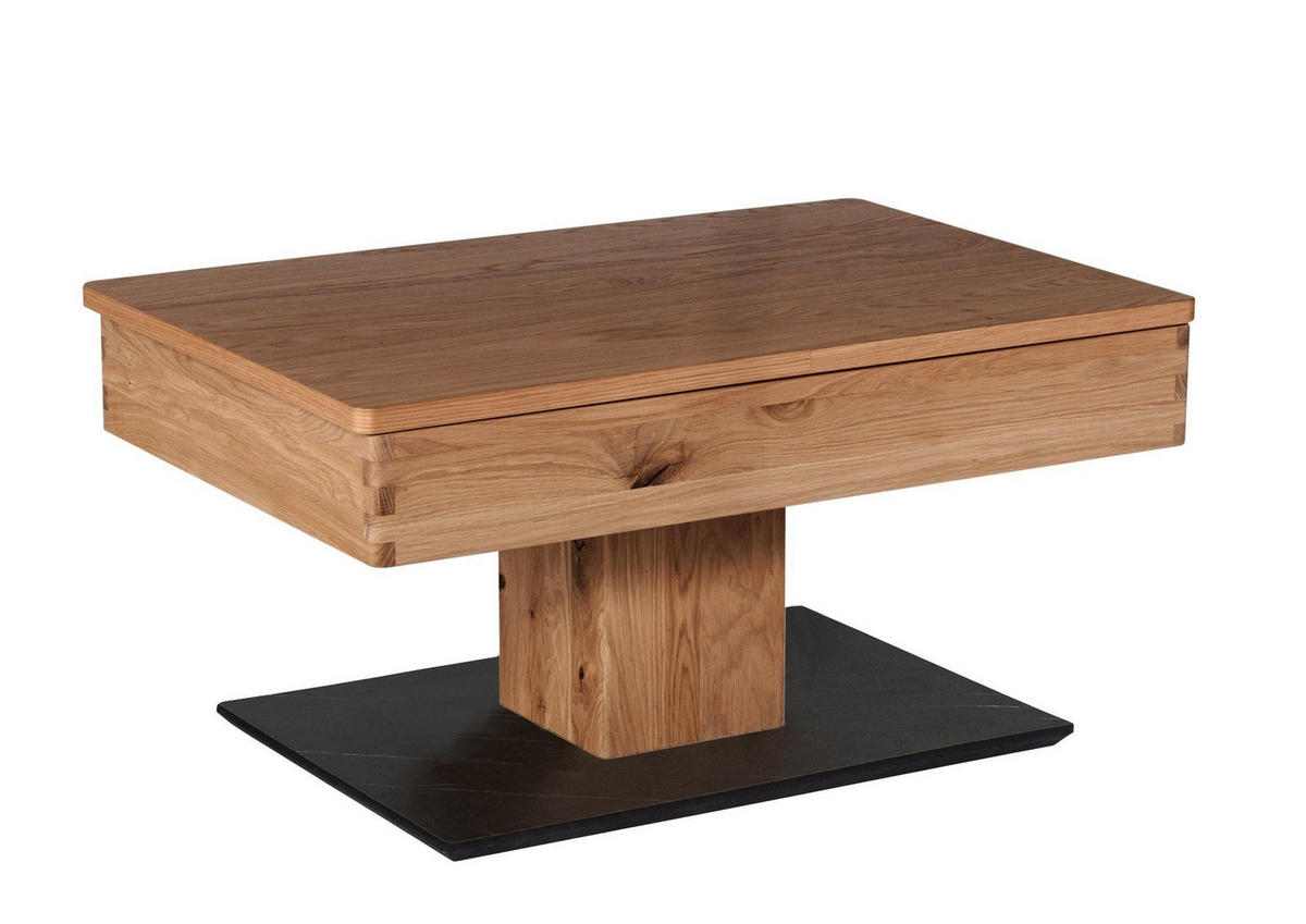 FUNKTIONSTISCH Celesta 90x60x43 höhenverstellbar;diagonal verschiebbar Wildeiche - Wildeiche, Holz (90/60/43cm) - 58aufmkessel