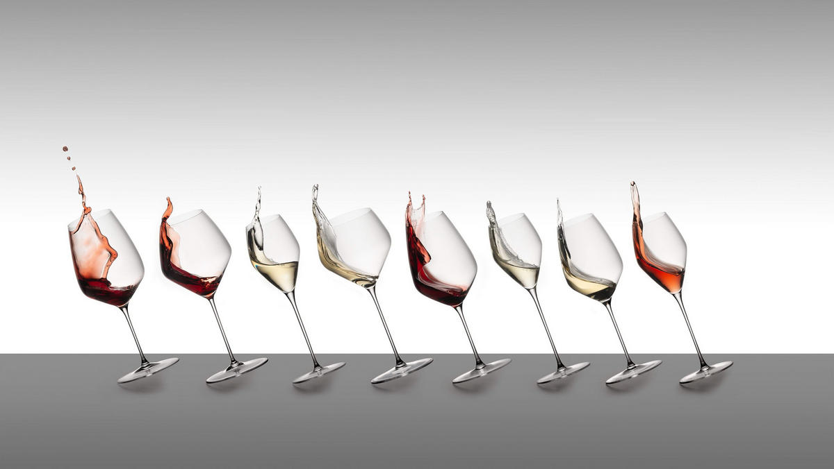 WEISSWEINGLAS Vinum, 8er Set Viognier, hochwertiges Glas, 350 ml - Transparent, Glas (0.35L) - Riedel
