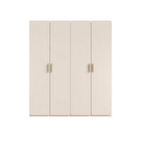 DREHTÜRENSCHRANK LOKIRN 179/210/58,1cm 4-türig Sandbeige - Sandfarben, Holzwerkstoff (179/210/58.1cm) - MASSENO
