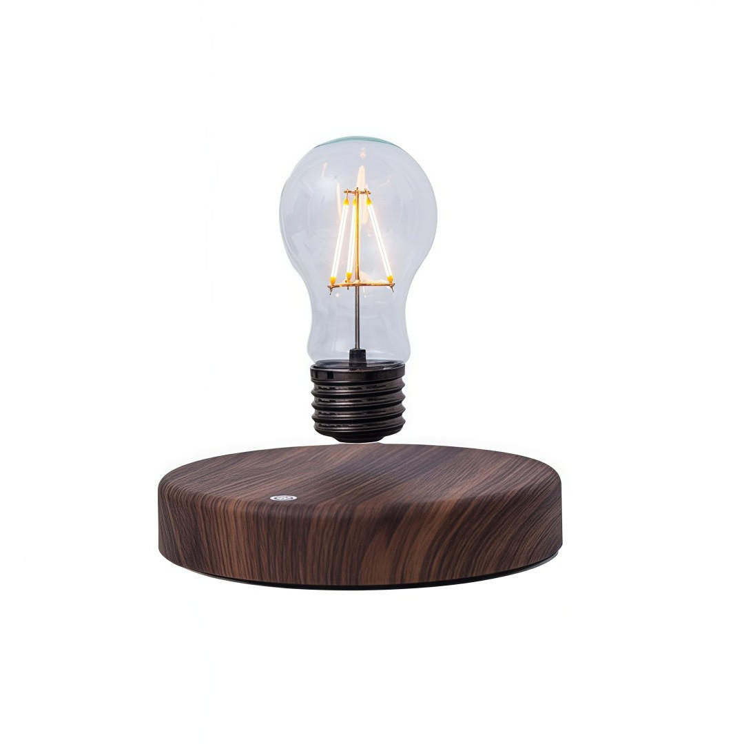 TISCHLEUCHTE Magnet LED 360° Drehbar - Gelb, Glas (11/15/6cm) - Authentics