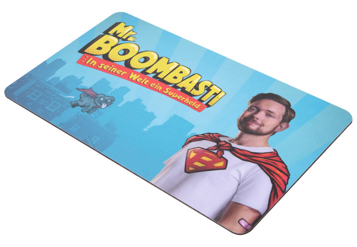 BRETTCHEN Bastian Bielendorfer Mr. Boombasti Blau 14,5 x 23,5 cm - Blau, Kunststoff (14.5/23.5cm) - United Labels