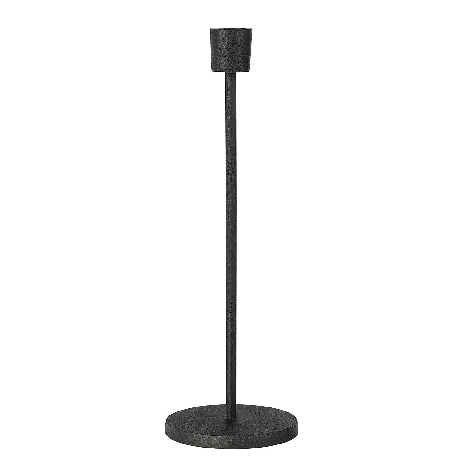 Butlers Kerzenhalter Schwarz 10x30x10 cm