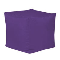 SITZPOUF Outdoor Würfel - Lila, Kunststoff (38/38/38cm) - Veeva