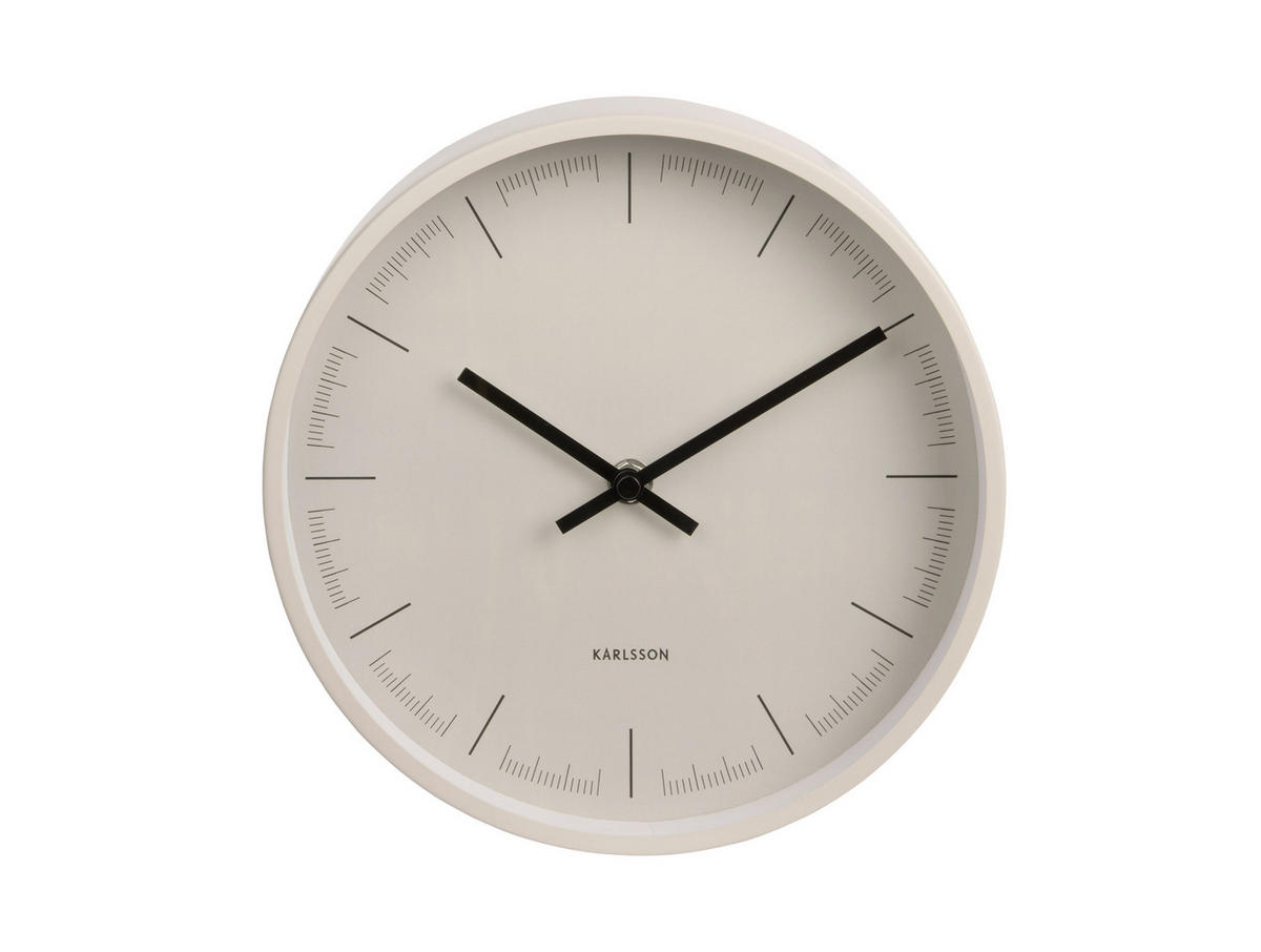 WANDUHR Odense Deep - Grau - Grau, Metall (21.5/21.5/8.2cm) - Karlsson