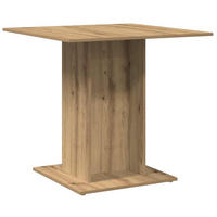 ESSTISCH Artisan-Eiche 80/80/75 Cm Holzwerkstoff - Braun, Holzwerkstoff (80/80/75cm) - vidaXL