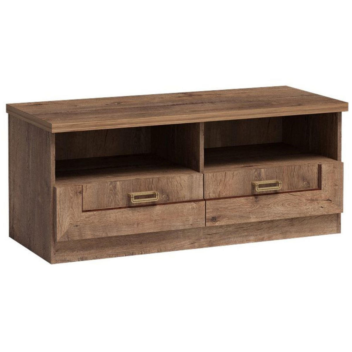 WOHNZIMMER-SET 3-TLG. Teora-161 - Braun, Holzwerkstoff (348/191/50cm) - Lomado