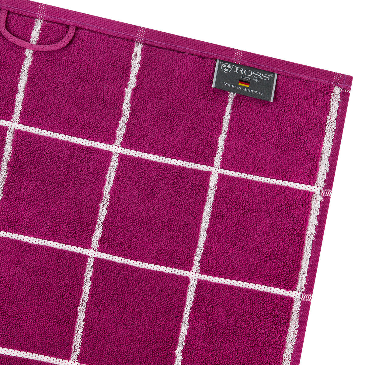 FROTTIERSET Sensual Skin Karo 4-teilig - Dunkelgrau, Textil (50/100cm) - Ross