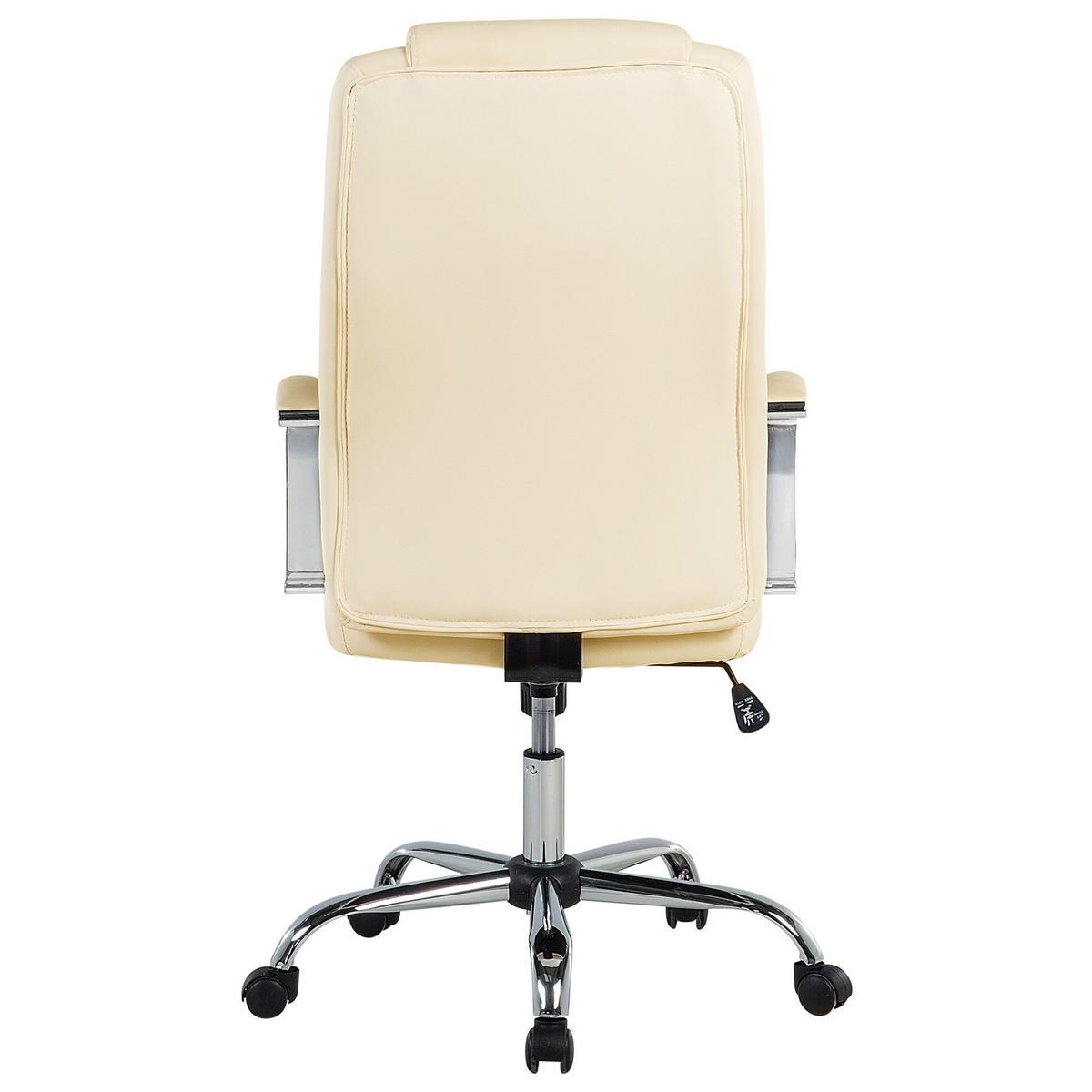 BÜROSTUHL Kunstleder Beige Winner - Beige, Textil (60/112/60cm) - Beliani