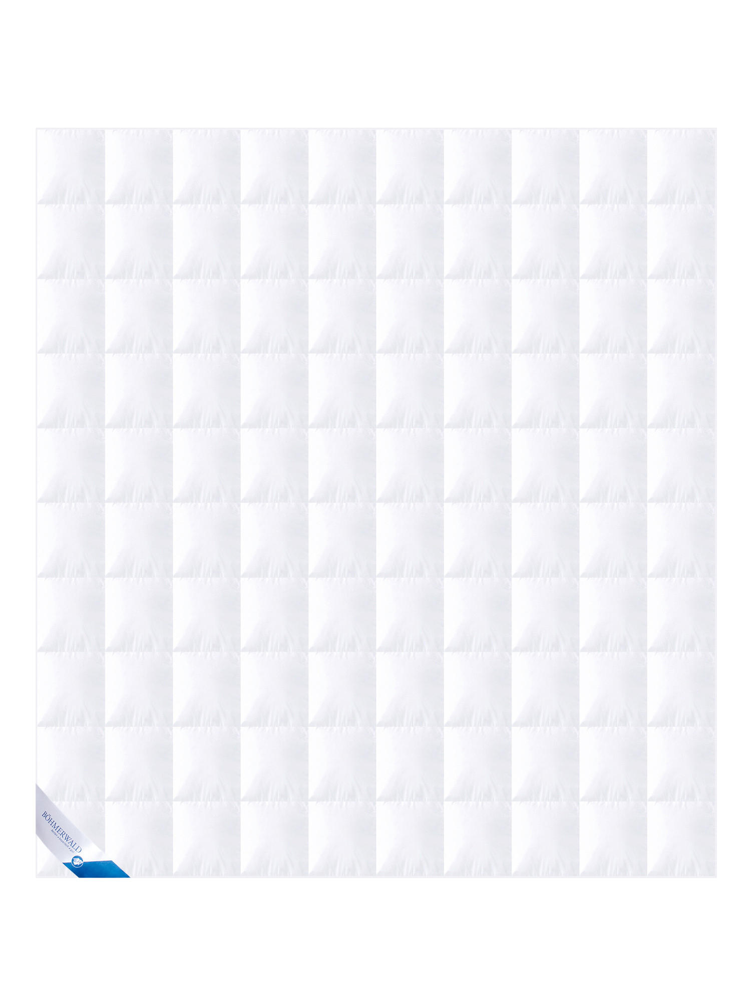 Böhmerwald Ganzjahresbettdecke Weiß 200x200 cm