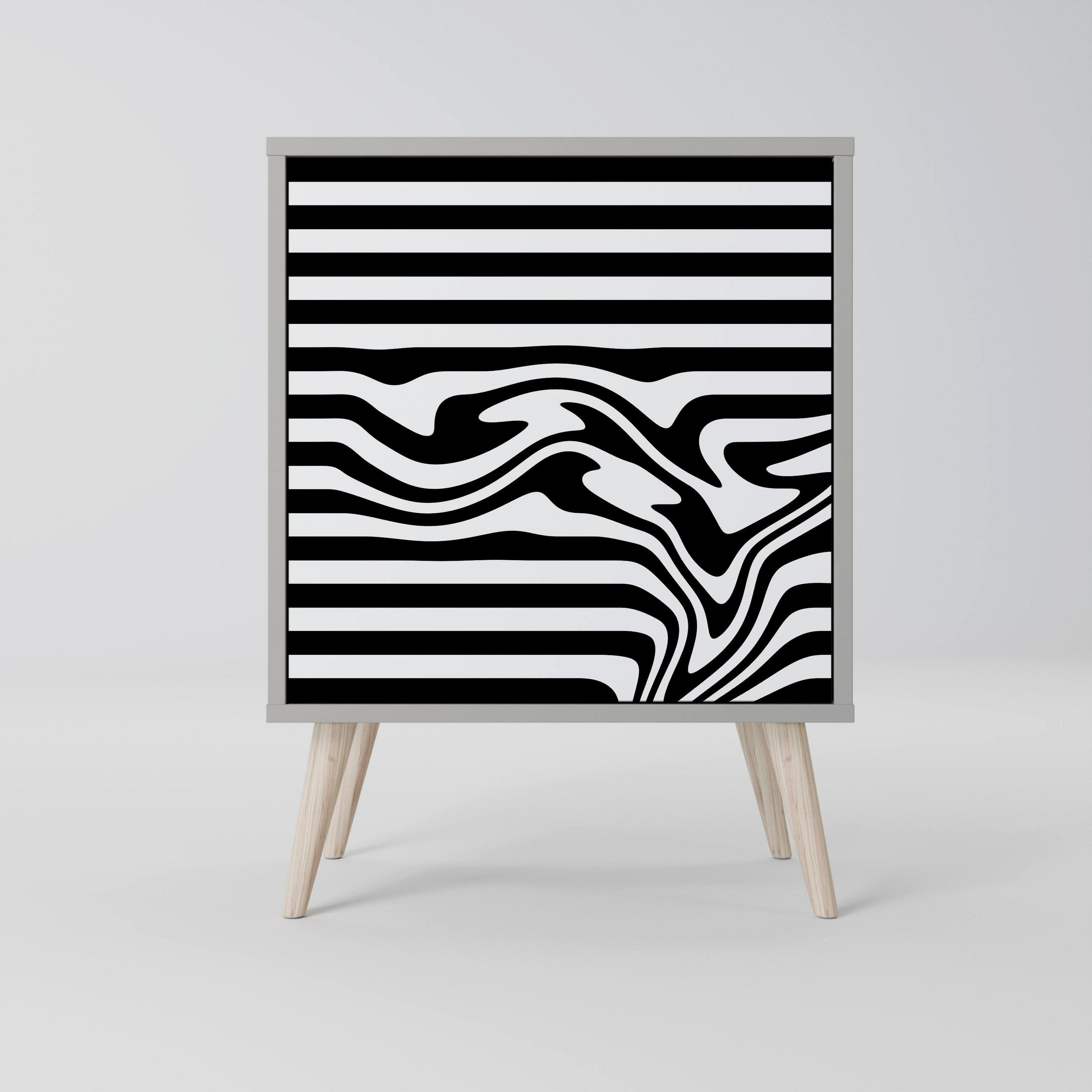 SpaceRebels Sideboard Grau 57.5x77.5x42 cm