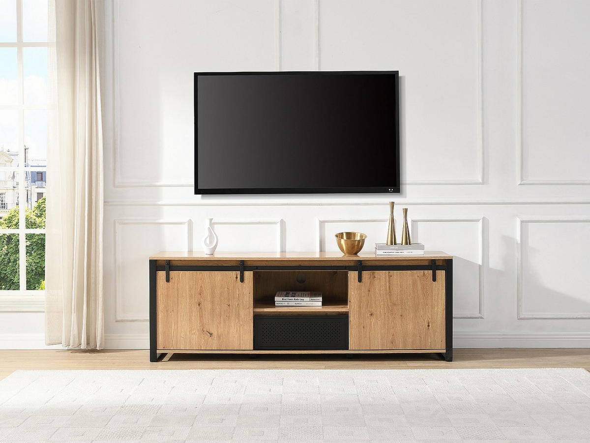 TV-BOARD - 170 cmcm x 40 cmcm - Holz, Platte - Naturfarben Hell - BELINARO - Naturfarben, Holz (170/60/40cm) - Vente-Unique