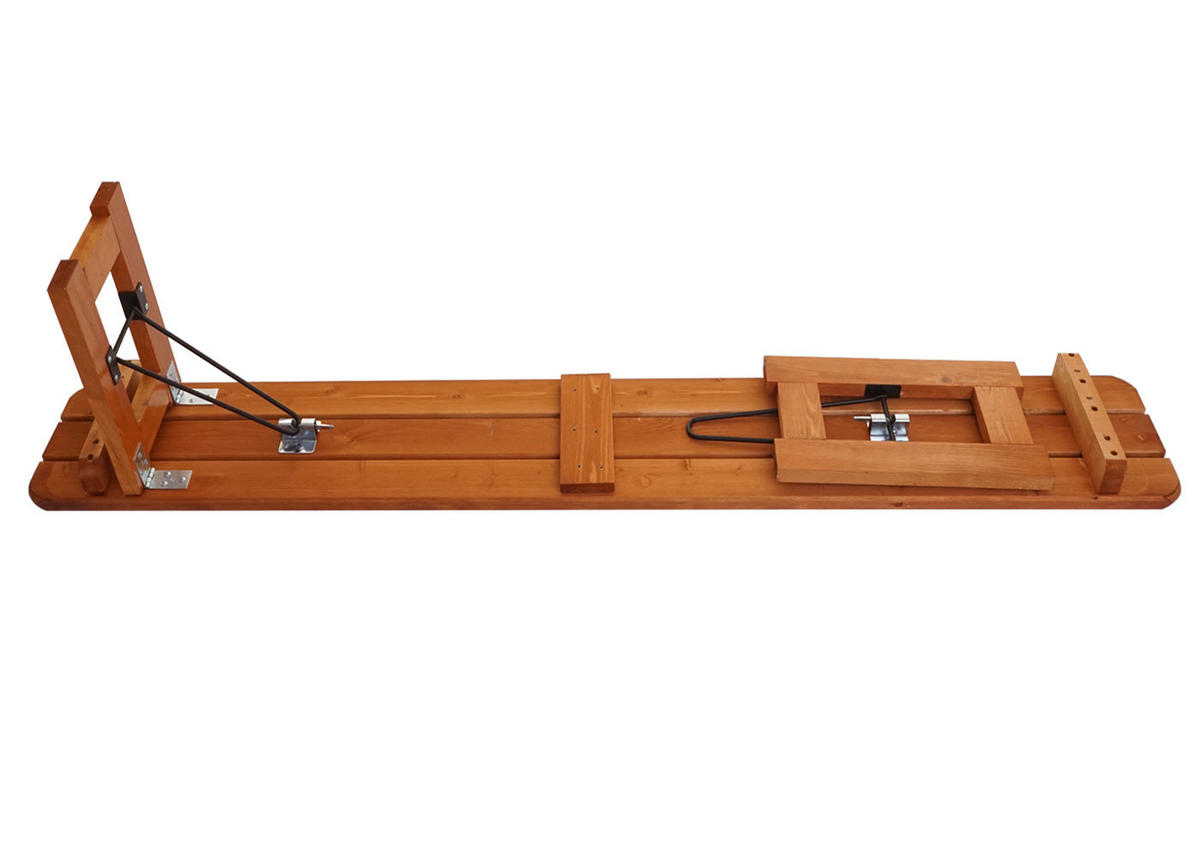 GARTENBANK Braun 2er-Set - Braun, Holz (180/46/28cm) - MCW