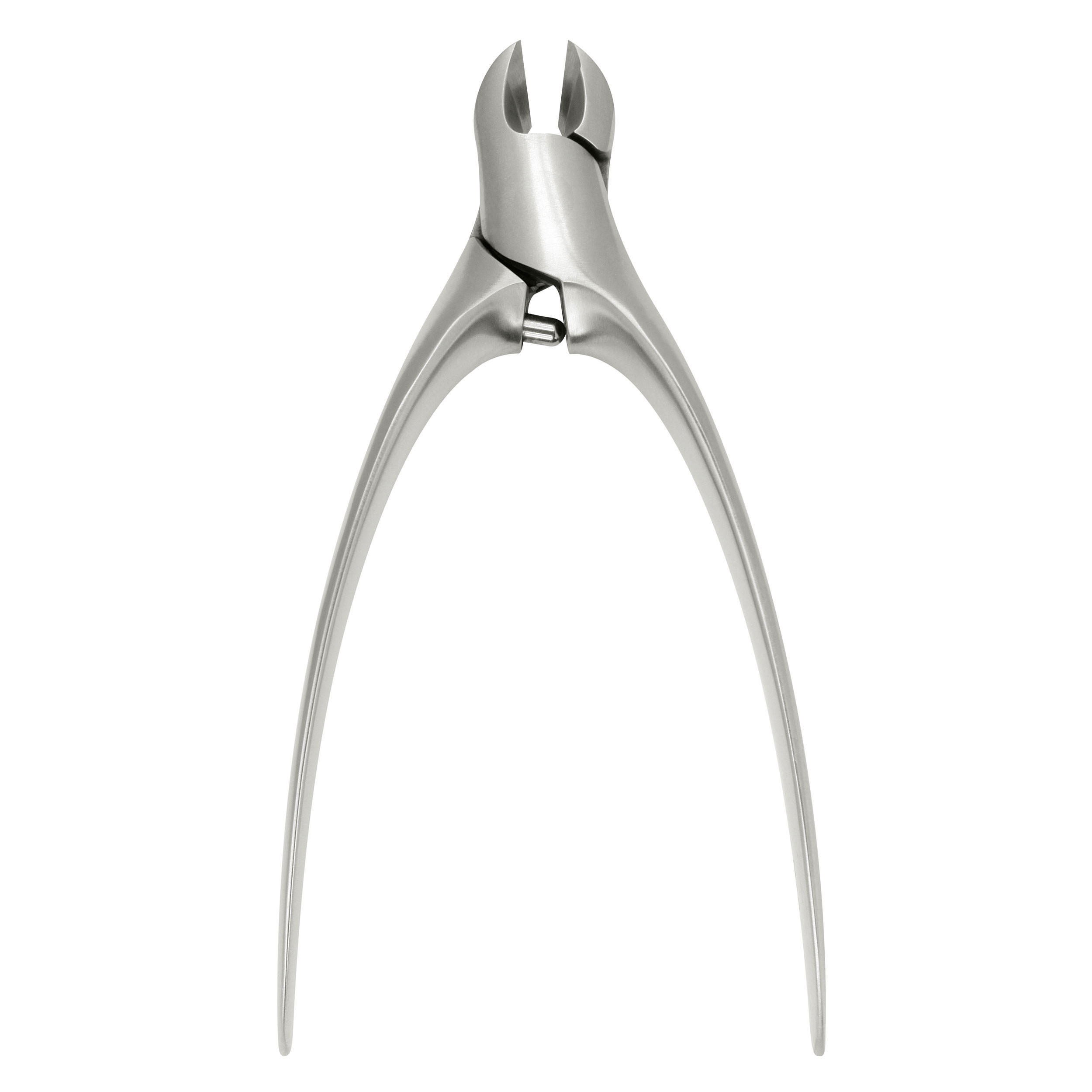 FUSSNAGELZANGE Medium, Edelstahl gebürstet, 12.5 cm - Silberfarben, Metall (5/2/15cm) - Kai Messer