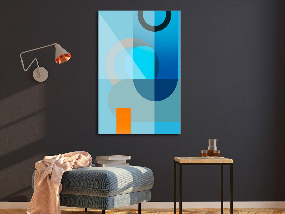 KUNSTDRUCK Bunt 40/60 cm - Multicolor, Textil (40/60cm) - KUNSTLOFT