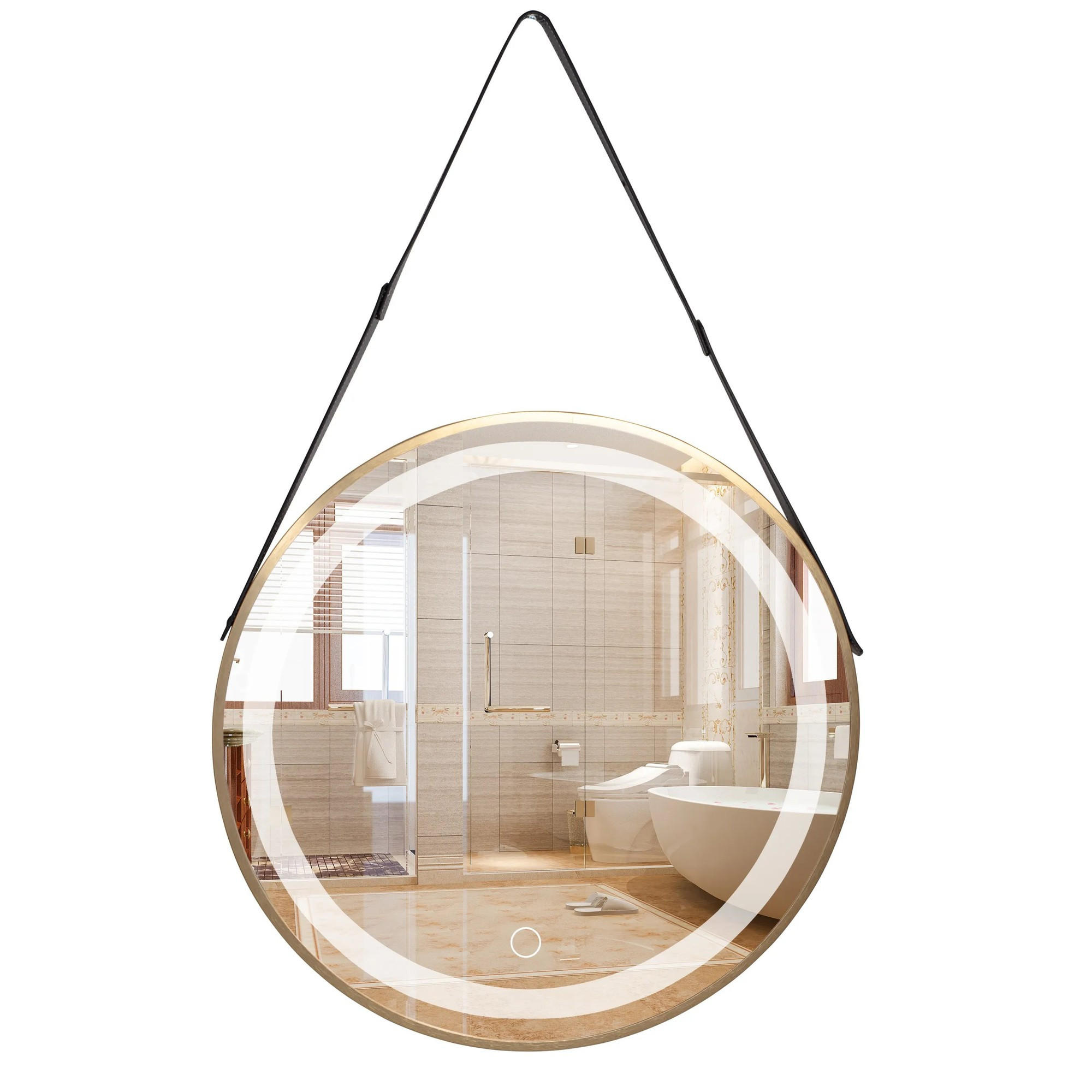 SPIEGEL Rea Led 60cm Yh-3339 - Transparent, Glas (59.5/3.5/59.5cm) - REA