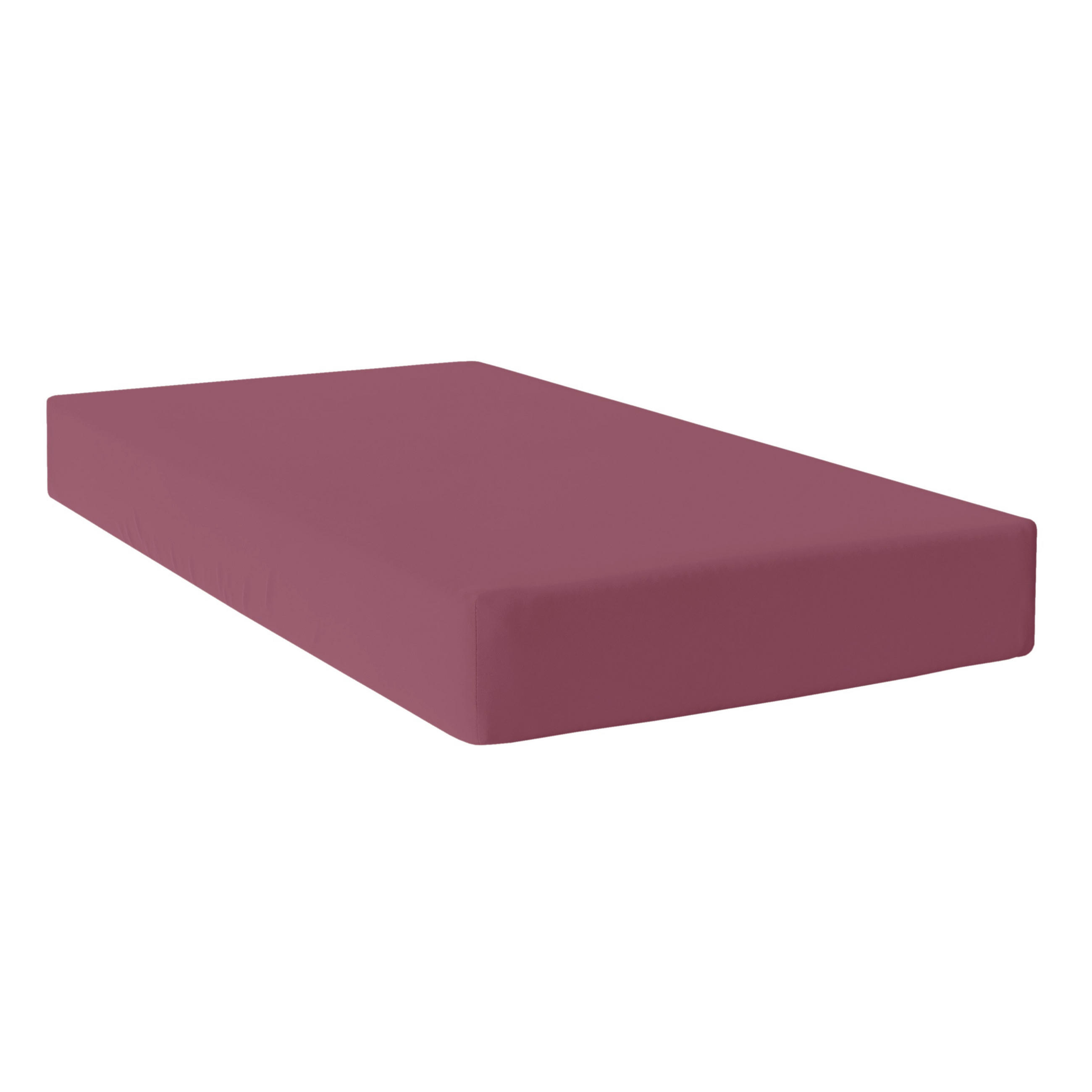 SPANNBETTTUCH basic 180x200x32 cm magenta - Magenta, Textil (180/200cm) - Happy Friday