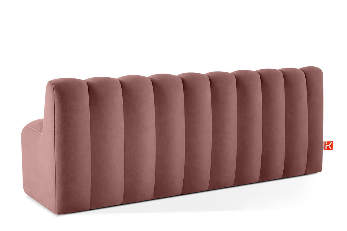ESSZIMMERBANK CORDA, Rosa - Pink, Holz/Holzwerkstoff (203/78/71cm) - KONSIMO®