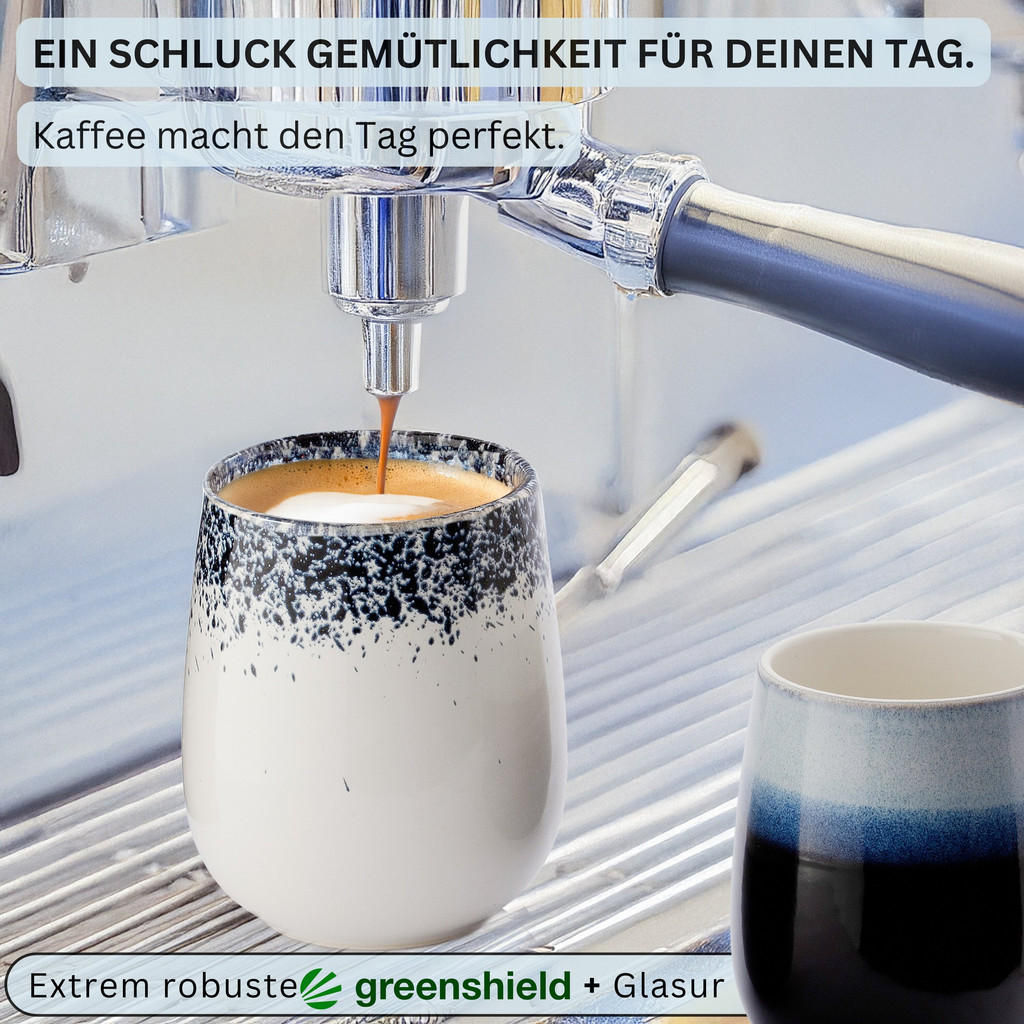 Thumbnail - Sänger Kaffeebecher, Mehrfarbig, Stein, 6-teilig, kratzfest, Kaffee & Tee, Tassen, Kaffeebecher