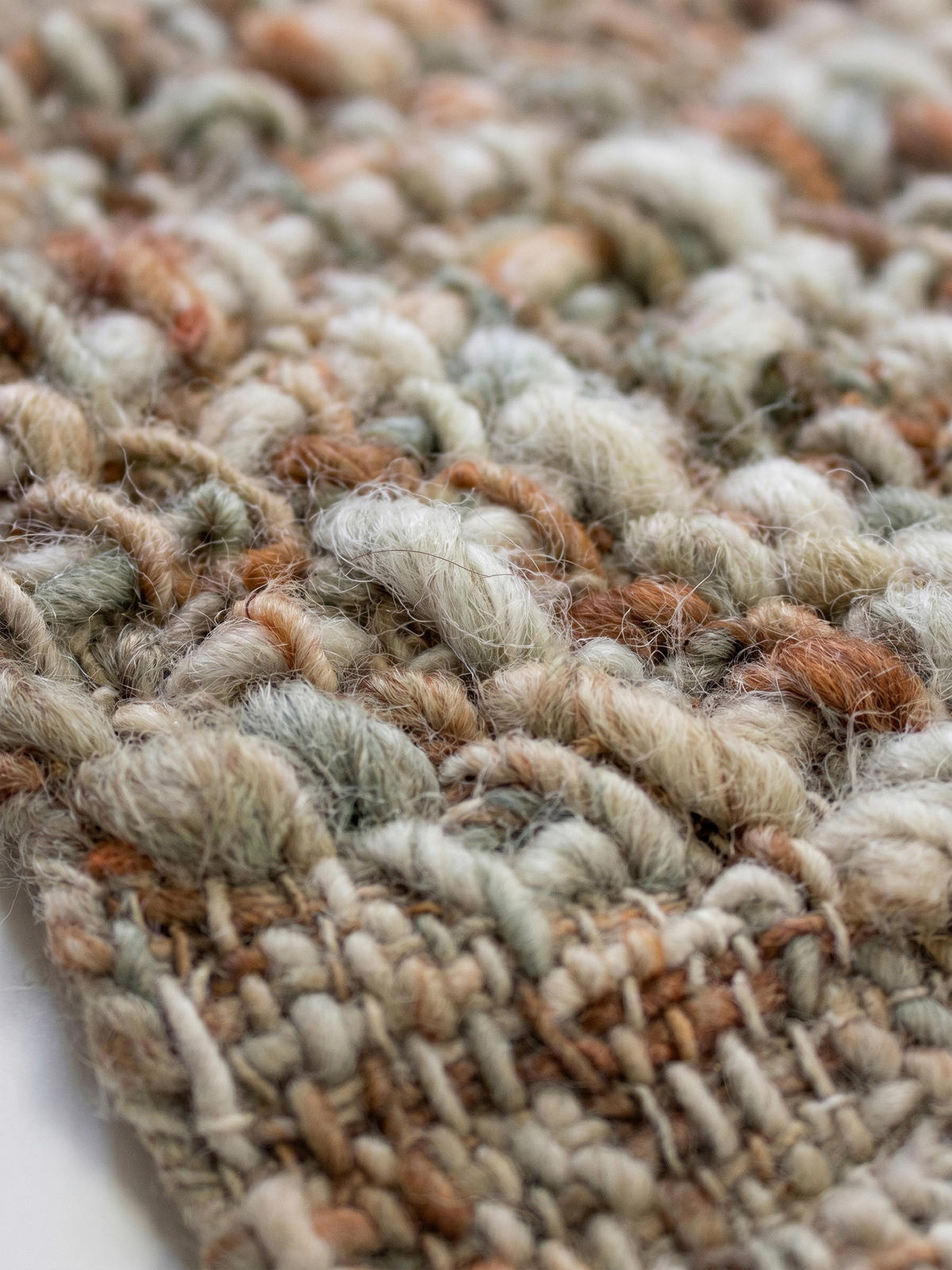 WOLLTEPPICH OTLEY, einfarbig, Terrakotta, 120 x 170 cm - Orange, Textil (170/120cm) - KADIMA DESIGN