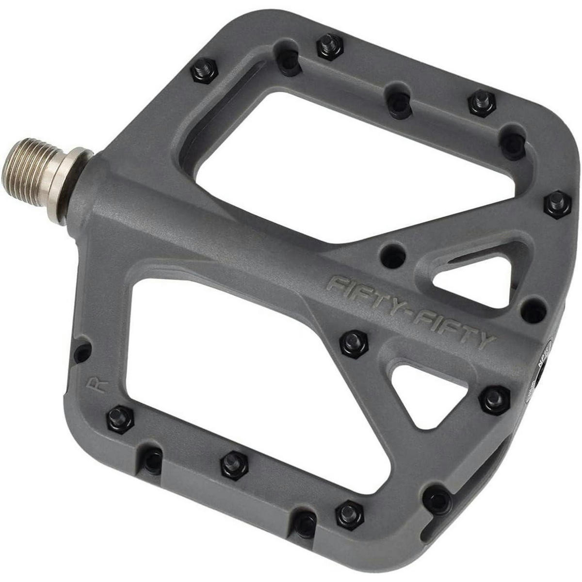 FAHRRADPEDALE Nylon Composite Grau 9/16 Zoll - Grau, Kunststoff (10.4/1.5/10.4cm)