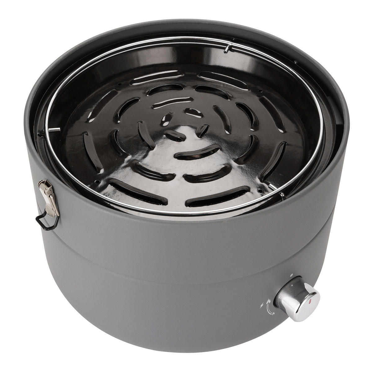 GASGRILL Grill-To-Go - Grau, Metall (35/43/35cm) - TAINO