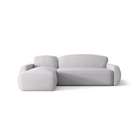 ECKSOFA mit Schlaffunktion LUCAS Curio 80 Links - Hellgrau, Textil (240/145cm) - Bedante