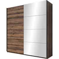 SCHWEBETÜRENSCHRANK Beta Monastery Eiche 200 / 61 / 210cm - Eichefarben/Braun, Holz/Holzwerkstoff (200/210/61cm) - Feldmann-Wohnen