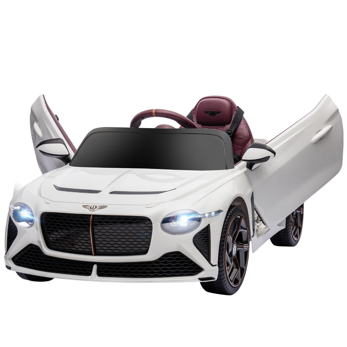 ELEKTRO-KINDERAUTO DE-13157 Flügeltüren Weiß - Weiß, Kunststoff (108/65/45cm) - ComfortXL