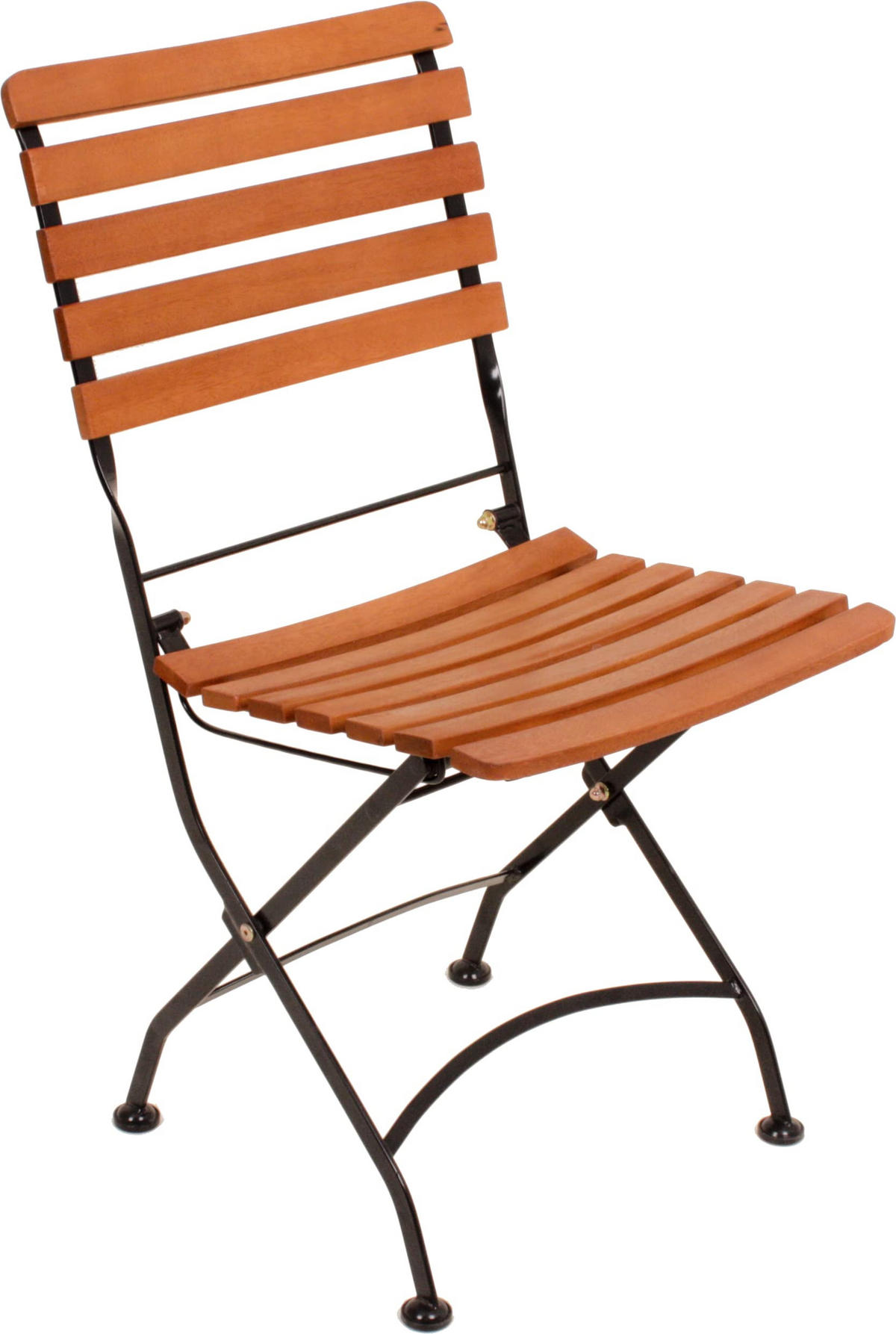 GARTENSTUHL 2er Set Arvid Hellbraun Klappstuhl - Hellbraun, Holz (46/90/39cm) - DELUKE