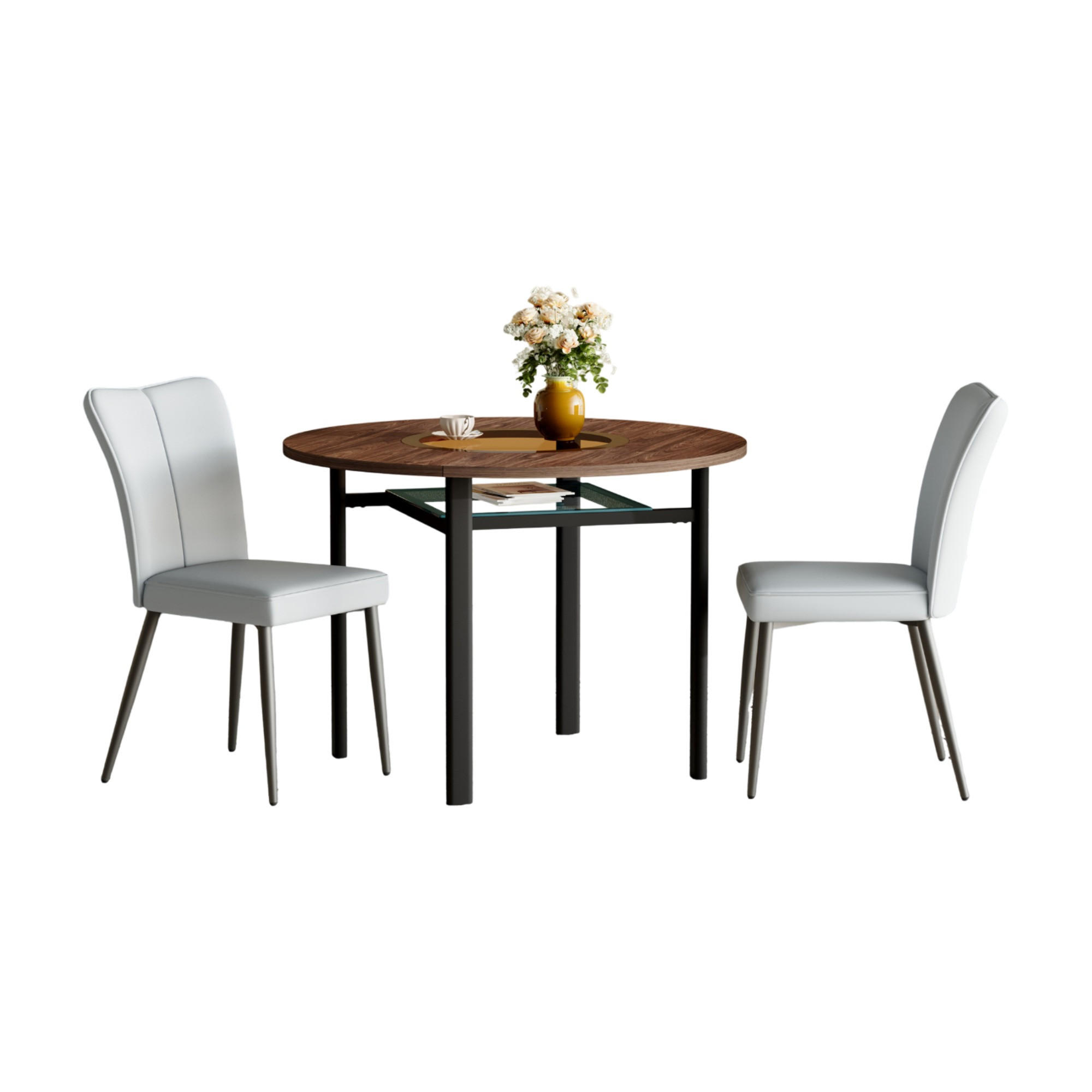 Meubliv Esszimmerset Mehrfarbig 100x76x100 cm