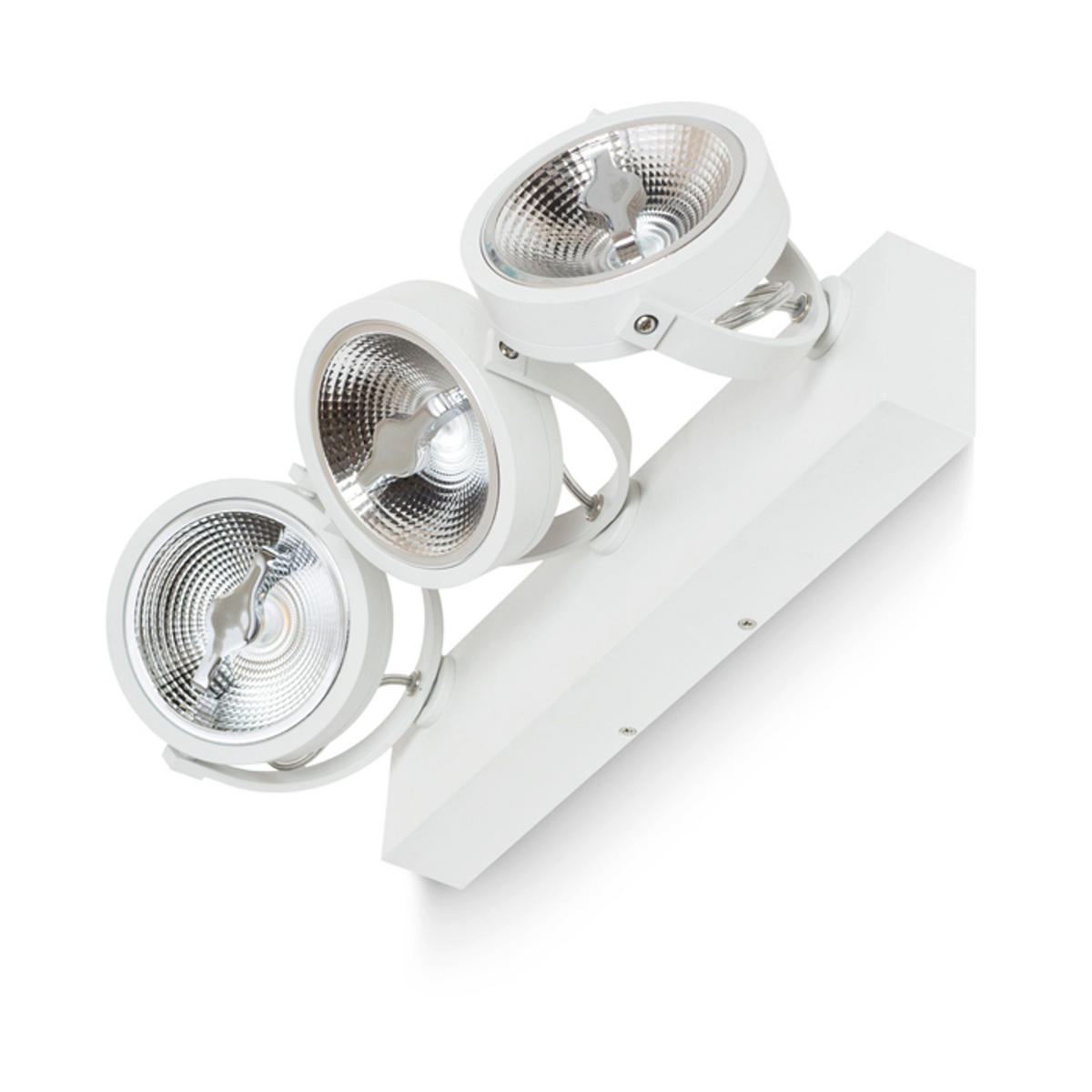 DECKENLEUCHTE KELLY LED III Weiß 36 W - Weiß, Metall (30/30/20cm) - Rendl