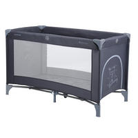REISEBETT so gifted jeans blau weiche Matratzenauflage, Seiteneingang - Grau, Metall (60/120cm) - Kikka boo