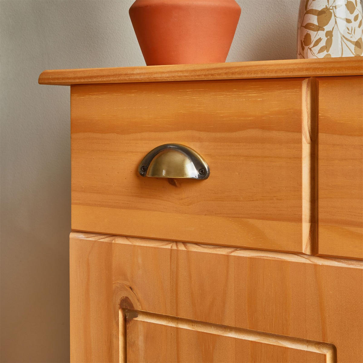 ANRICHTE PARIS - Braun, Holz (116/73/35cm) - IDIMEX