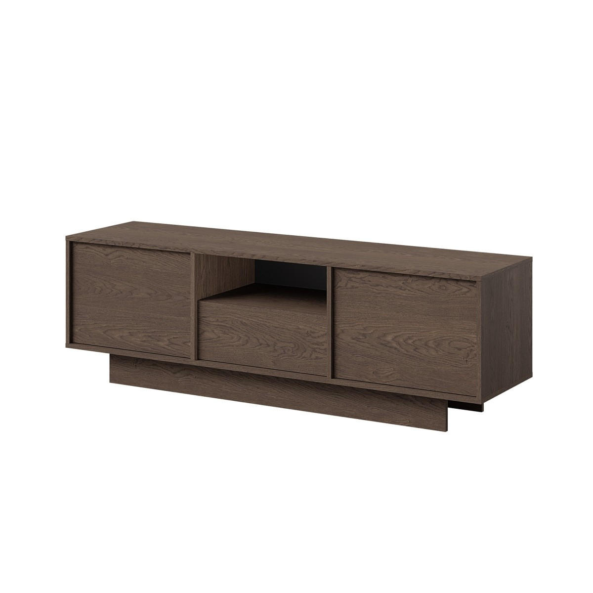 TV-LOWBOARD Balsi 2D1S 160 Baltic Storm (stehend) - Walnussfarben, Holzwerkstoff (160/52/42cm) - mzm24