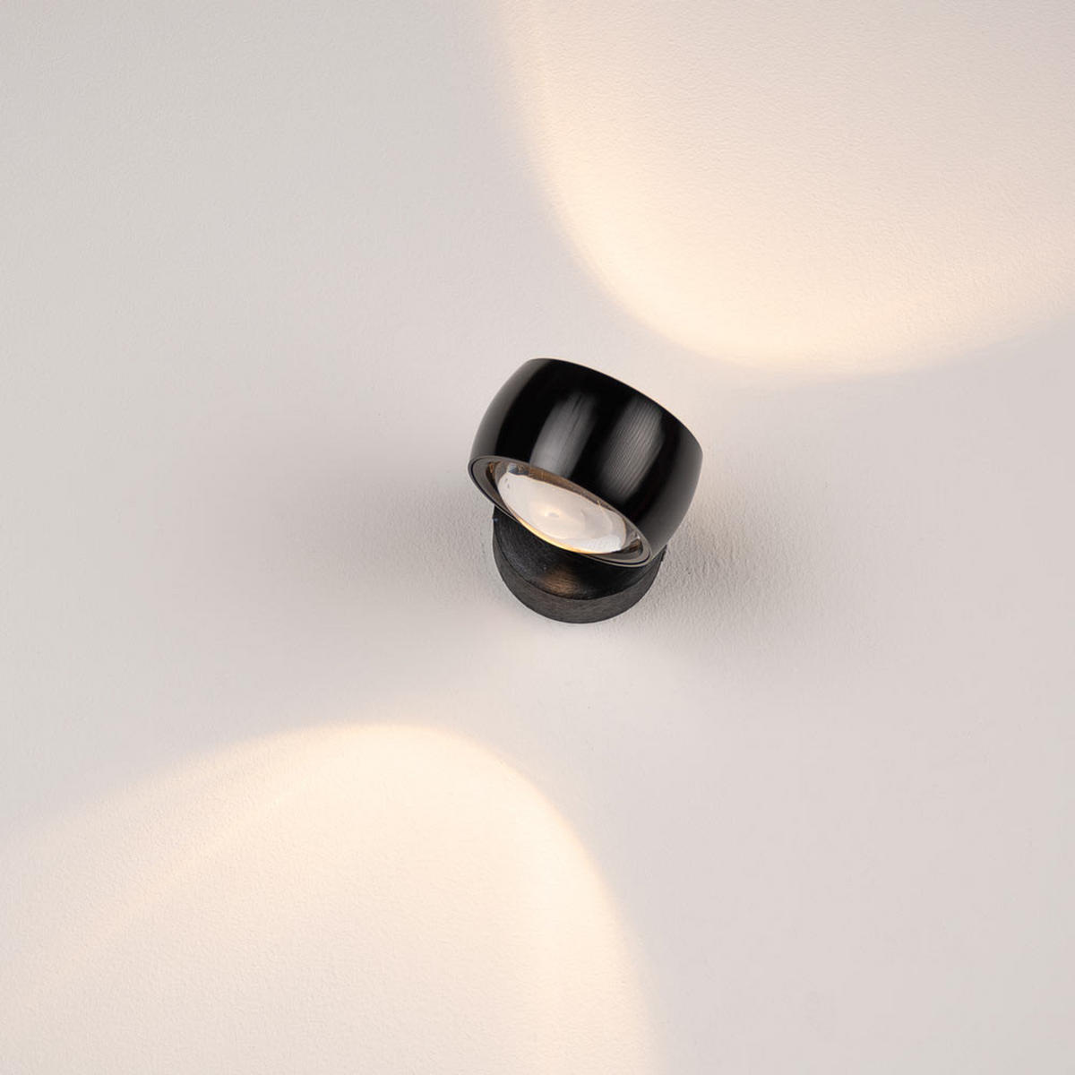 WANDLAMPE Beam Rund Aluminium - Alufarben, Metall (8/5/12cm) - s.luce
