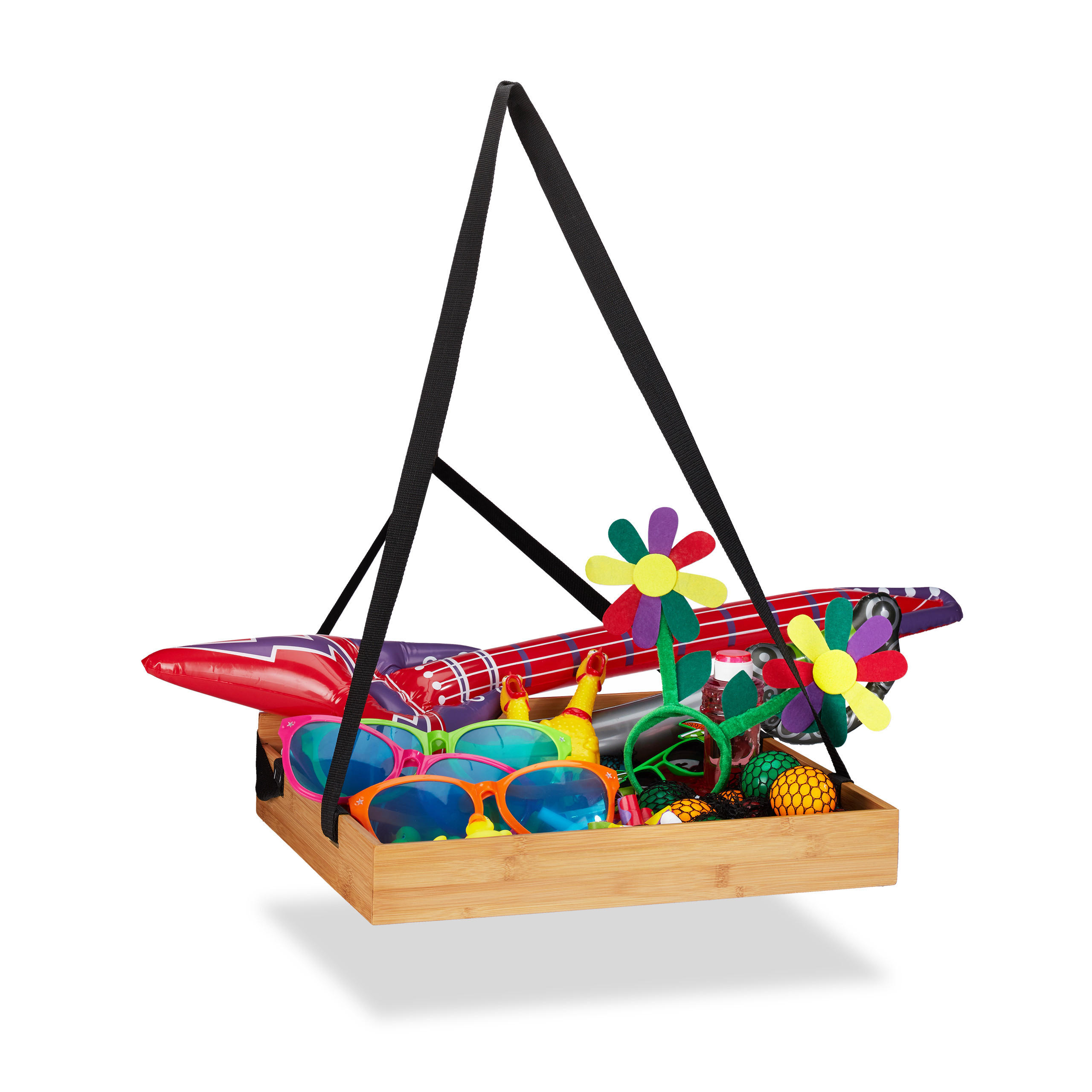 ZÁSOBNÍK prodejce - světle hnědá, dřevo/kompozitní dřevo (50/10/40cm) - Relaxdays