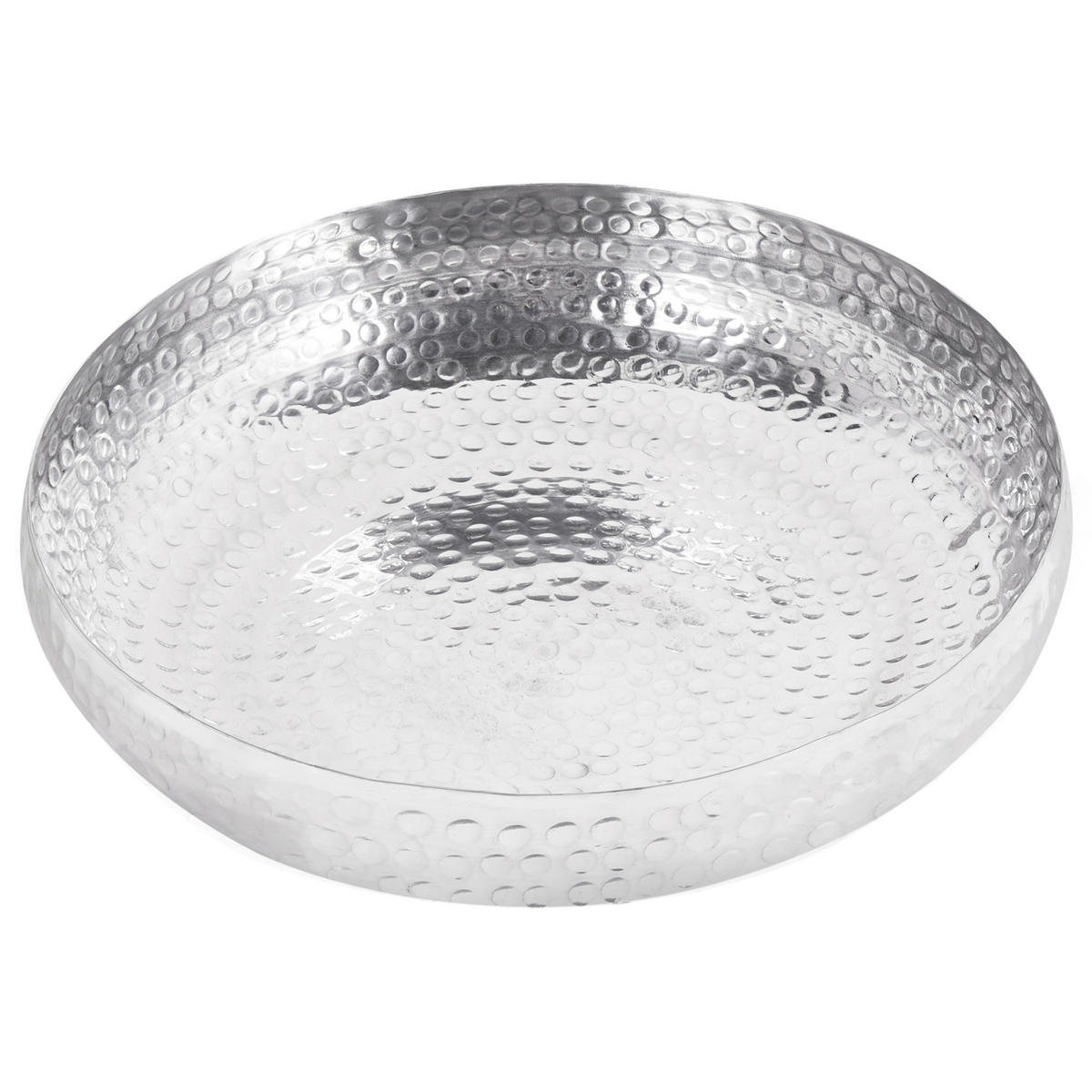 DEKOSCHALE Silber Tanis - Silberfarben, Metall (10cm) - Beliani