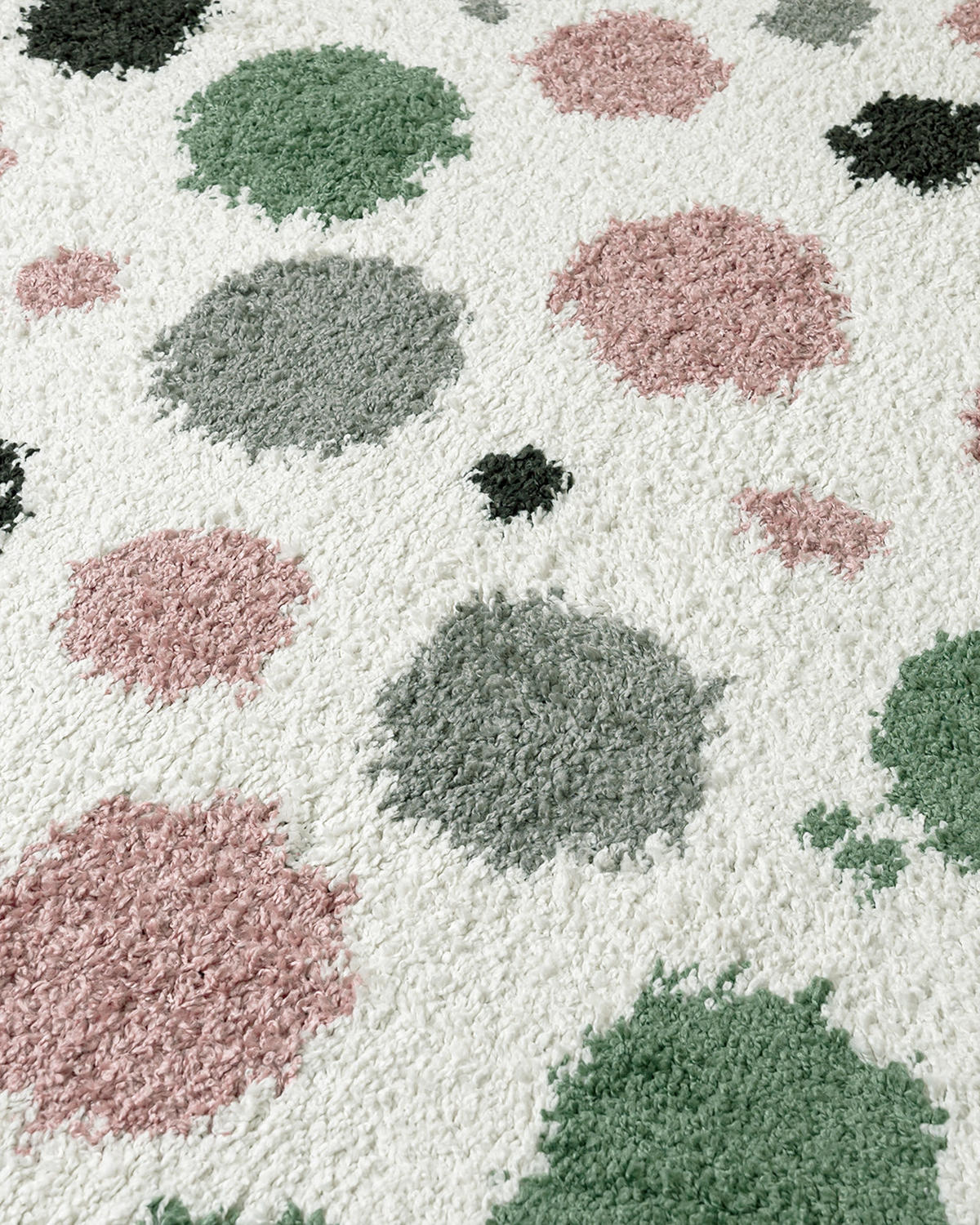 KINDERTEPPICH Ibi Foco Mazovia 140x200cm Creme Rosa Abstrakt Langflor - Pink, Textil (140/200cm) - Mazovia