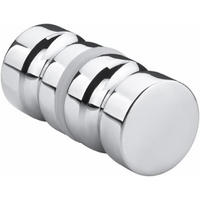 MÖBELGRIFF , Aluminiumgriff für Glasduschtüren - Silberfarben, Metall (3/3/6.2cm) - BELZ