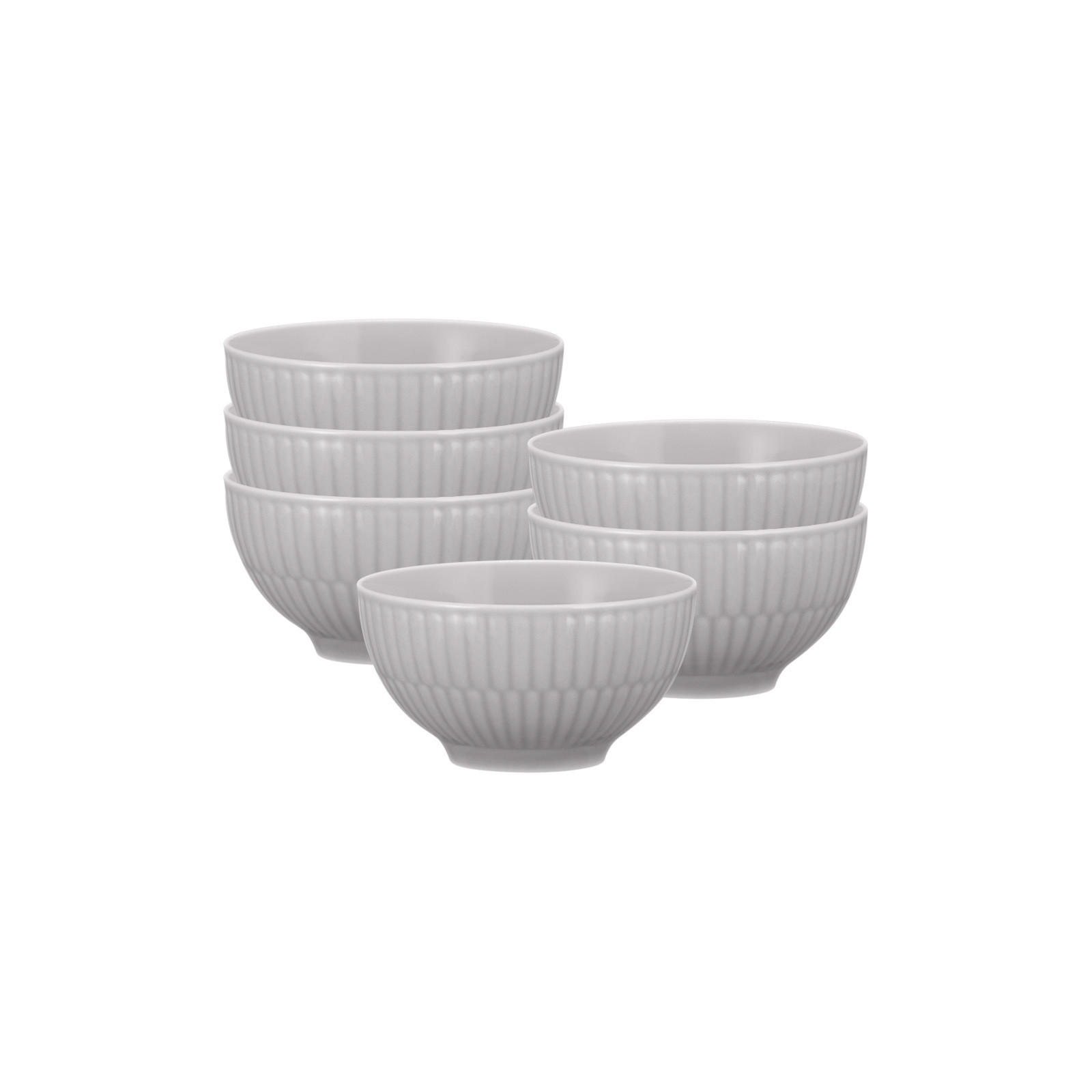 DIPSCHALEN Amina Silbergrau 0,14 l 6er Set - Grau, Keramik (8.3cm) - Seltmann Weiden