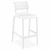 BARHOCKER Weiß 53x105x55cm - Weiß, Kunststoff (53/105/55cm) - AlterEgo