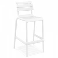 BARHOCKER Weiß 53x105x55cm - Weiß, Kunststoff (53/105/55cm) - AlterEgo