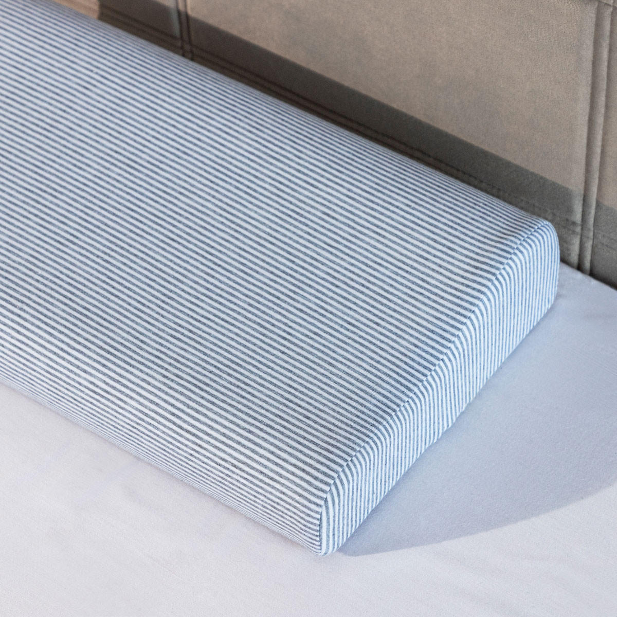 KOPFKISSEN Balie gestreift 50/30 cm - Weiß, Textil (50/30cm) - Homla