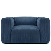SESSEL BUFFO , Kobaltblau - Blau, Textil (130/73/96cm) - KONSIMO®