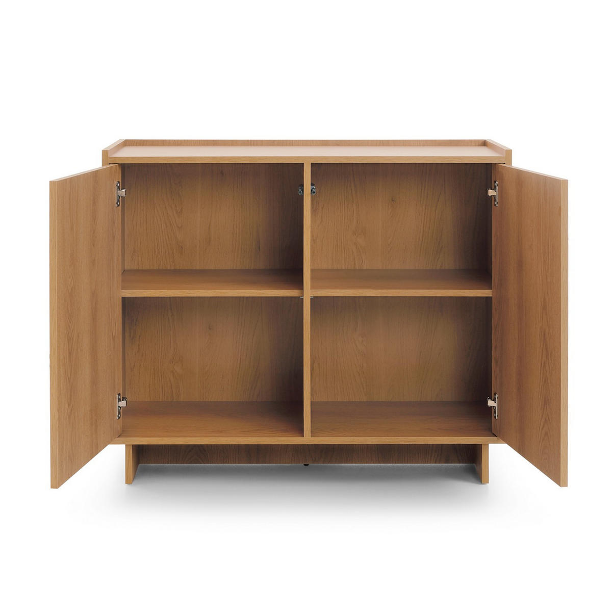 SIDEBOARD SUNA 98 cm (Karamell Eiche, Push to Open) - Eichefarben, Holz/Holzwerkstoff (98/82/39cm) - Ravio