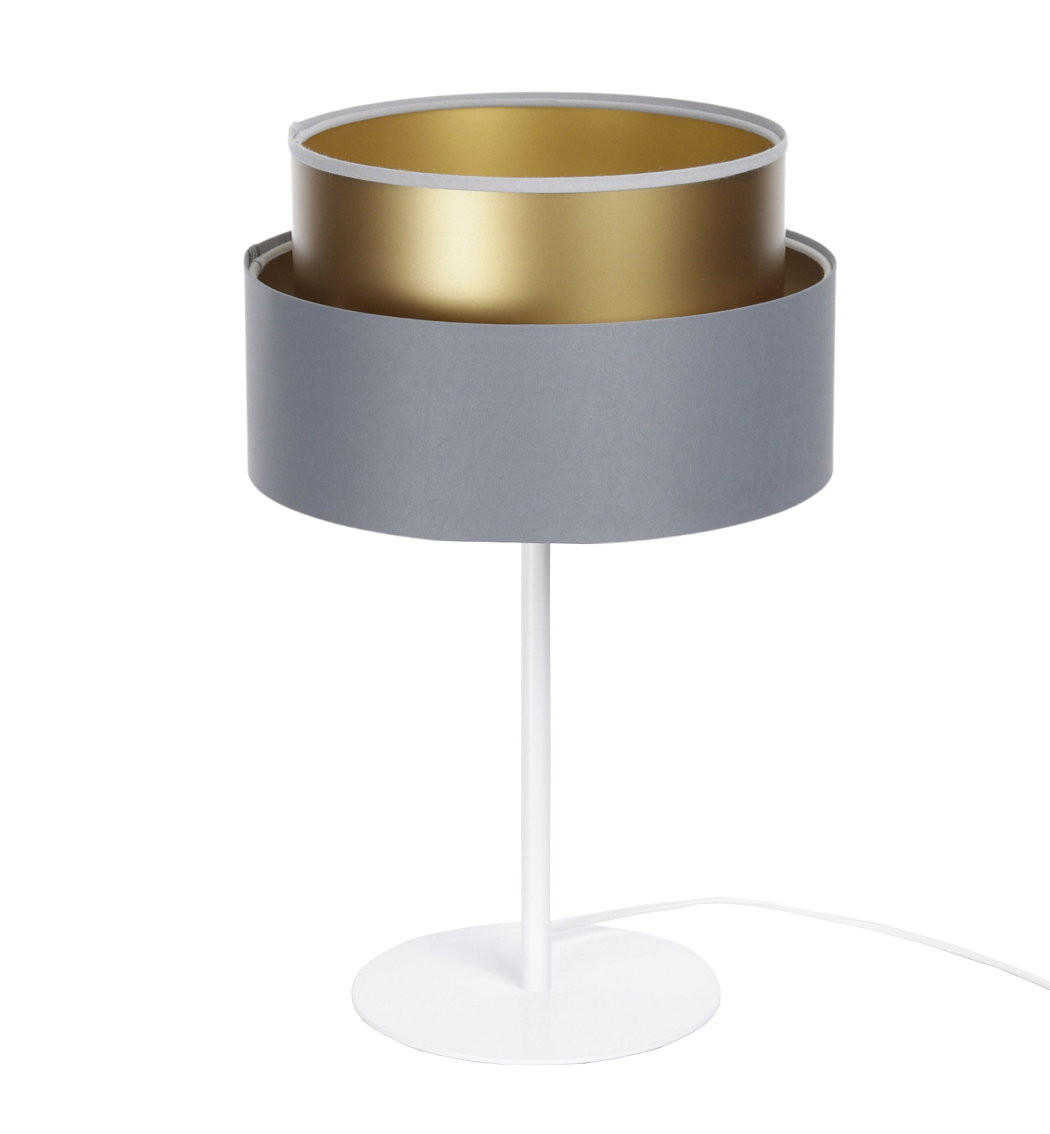 TISCHLAMPE Grau 30/45 cm - Goldfarben, Kunststoff (30/0.7/45cm) - ONZENO