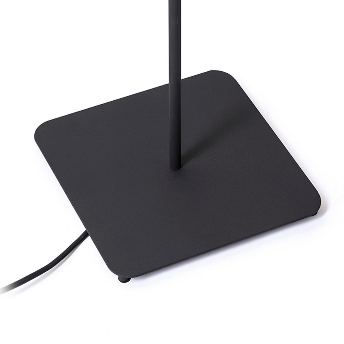 STEHLEUCHTE CORTINA Schwarz 15 W - Schwarz, Metall (23/23/131cm) - Rendl