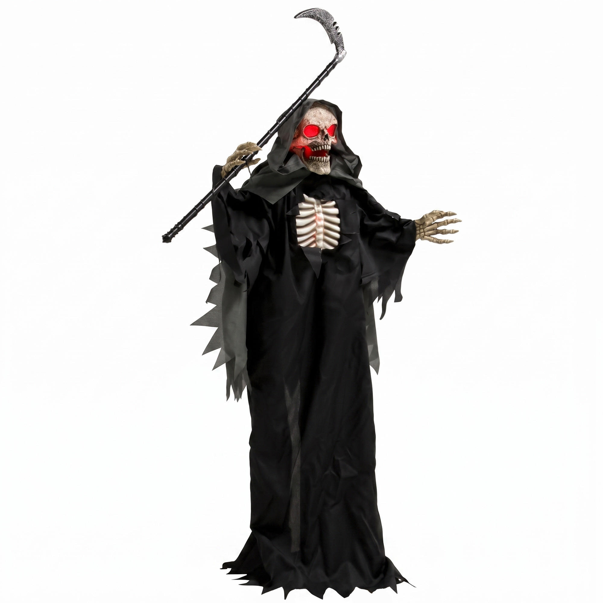 HALLOWEEN-DEKORATION Schwarz 80.0/18.0/170.0cm - Schwarz, Metall (18/170/80cm)