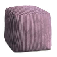 SITZSACK CUBE Plum Smoothie - Pflaume/Violett, Textil (60/60/60cm) - Dreamroots