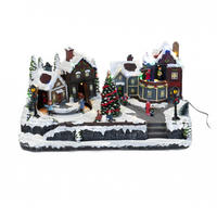WEIHNACHTSDORF mit Beleuchtung 45/20,5/29,5 cm - Multicolor, Kunststoff (20.5/29.5/45cm) - Fééric Lights and Christmas